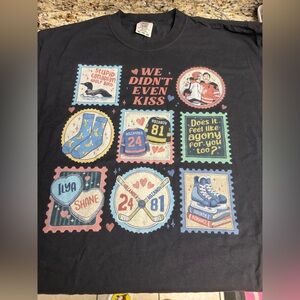 Heated Rivalry Hockey Romance Shirt “We Didn’t Even Kiss”Comfort Colors XL Black